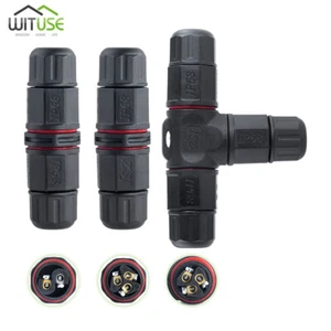 IP68 Waterproof Connector 2 3 4 5 Pin Electrical Terminal Wire Adapter Set F081 - Picture 1 of 24