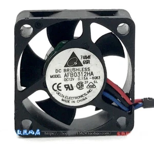 Delta AFB0312HA 12V 0.15A 3pin 30*30*10mm Server Square Cooling Fan CPU Fans - Picture 1 of 4