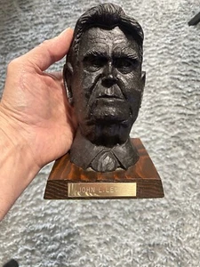 CARVED COAL BUST OF JOHN L. LEWIS MID-WEST CRAFTS WHITLEY CITY,KY - Picture 1 of 14