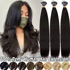 Russian 14-24"1G Remy Human Hair Extensions Micro Loop Beads Tips Ring Tip THICK