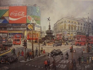 Coca Cola London Piccadilly Circus 1988 Print - Bild 1 von 5