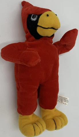🏝️ University of Louisville Cardinals Mascot Plush Bird Rick 8” Cover