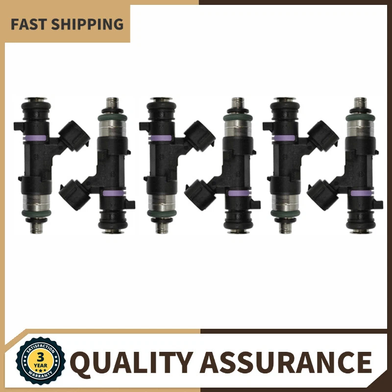6X Fuel Injectors For 2009-2012 Suzuki Equator 4.0L 2004-2010 INFINITI QX56 5.6L Foto 1 de 4