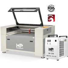 Monport 80W CO2 Laser Engraver Cutter Machine 36x24 Autofocus w/ CW5200 Chiller