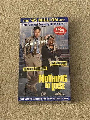 Nothing to Lose Vhs Screener Promo Demo New Sealed Martin Lawrence - Image 1 of 4