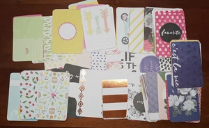 Large Lot (343) Project Life Cards 3x4 & 4x6 scrapbooking journal paper crafts - Picture 1 of 9