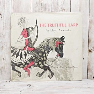 The Truthful Harp Lloyd Alexander 1967 1st Ed HC DJ Fantasy Prydain - Picture 1 of 11
