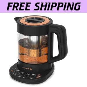 Viante 1.5L Electric Kettle with Infuser & Temperature Control - Black - Picture 1 of 11