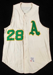 1965 Fred Talbot Kansas City Athletics Pitcher Game Worn Home Vest Jersey - Picture 1 of 3