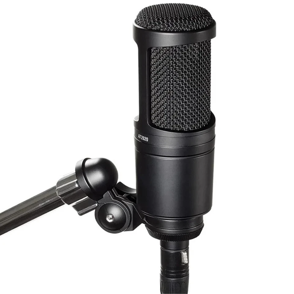 Audio Technica AT-2020 Cardioid Condenser Microphone for Studio Home Project Mic