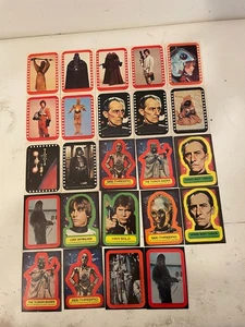 Vintage Lot of 24 Star Wars Trading Card Stickers Vader Jawa Tarkin Luke Han +++ - Picture 1 of 1