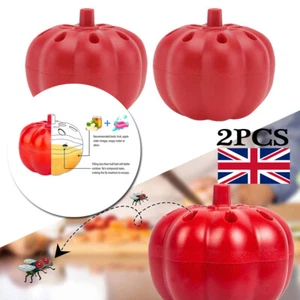 2Pcs Fruit Fly Trap for Indoors Gnat Killer Reusable Mosquito Catcher Durable UK - Picture 1 of 10
