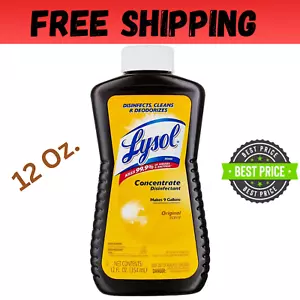 Lysol Original Scent Concentrated Deodorizes Cleaner 12 oz 1 pk Makes 9 Gallons - Picture 1 of 6