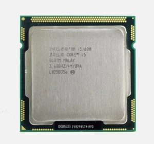 Intel Core i5-680 CPU Dual-Core 3.6GHz / 4MB LGA1156 SLBTM Processor - Picture 1 of 1