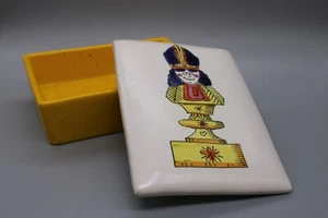 Antique King Trophy Hand Painted Box Raymor Italy Signed - Ceramic - R 1886 - Picture 1 of 10