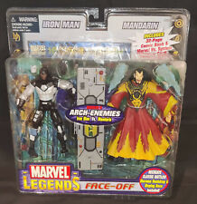 2006   NEW   ToyBiz Marvel Legends Face Off Iron Man vs Mandarin Variant w comic