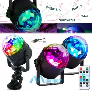 LOT Stage Effect Light Club DJ Disco Party RGB Crystal Magic Ball LED Projector - Picture 1 of 28