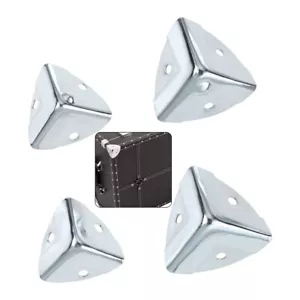 4Pcs Corners Protector for Flight Case Tool Box Luggage Metal Box Corner Guard - Picture 1 of 27