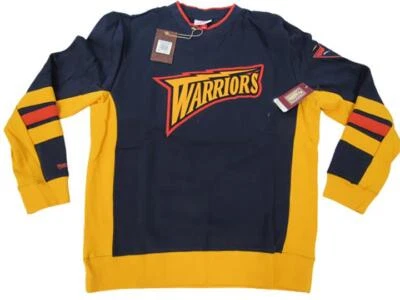 New Golden State Warriors Mens XL-2XL-3XL-4XL-5XL Mitchell & Ness Sweatshirt $90 - Image 1 of 4