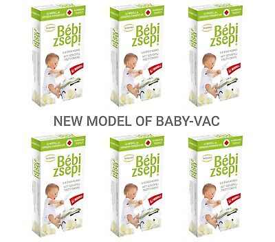6 Pack Arianna Baby Vac Vacuum Nasal Aspirator, Nose Cleaner - New Model • 94.99€