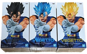 BANPRESTO Dragon Ball Super VEGETO Figura 3 Set Super Saiyan Dios Azul Goku - Imagen 1 de 6