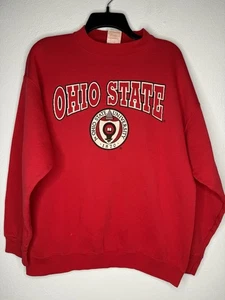 Sudadera Pullover Grande de Colección Ohio State Buckeyes Fútbol Universitario Cuello Simulado - Imagen 1 de 4