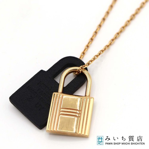HERMÈS Hermes Collana Orchestra Kanade Colore Oro Nero Accessori H17627 Mi