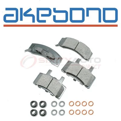 Akebono Pro-ACT Front Disc Brake Pad Set for 1995-1999 Chevrolet Tahoe 5.7L mq Foto 1 de 4