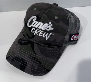Raising Canes Trucker Hat - One Love Employee - Mesh (Camo) Adjustable Snap-back - Picture 1 of 5