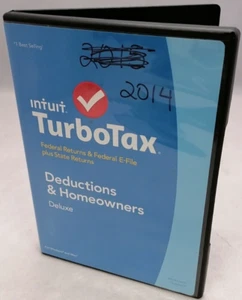 Intuit Turbotax Deluxe For Tax Year 2014 CD - Picture 1 of 3