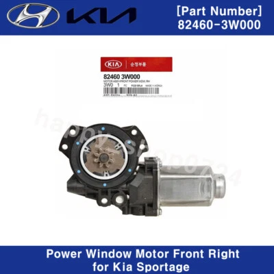 Motor de ventana eléctrica delantero derecho OEM 824603W000 para Kia Sportage 2011-2016 Foto 1 de 3