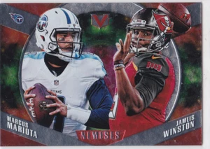 MARCUS MARIOTA & JAMES WINSTON Nemeses DUAL Vertex Football RARE INSERT CARD! - Picture 1 of 2