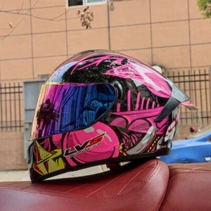 Full Face Racing Helmet with Double Visor | Winter Warm | Motorcycle Helmet - Picture 1 of 7