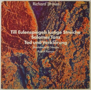 RUDOLF KEMPE STRAUSS EULENSPIEGEL SALOME'S D. ETERNA ED.1 BLACK STEREO 826437 NM - Picture 1 of 3