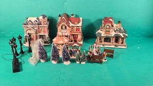 Traditions 19 Teile Victorian Christmas Winter Village Porzellan🔥🔥🔥🔥 - Bild 1 von 23