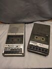 Vintage General Electric Cassette Tape Recorder Player-Lot Of 2- Parts-Untested