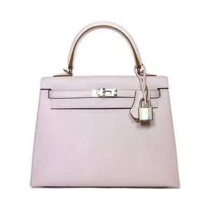 Hermes Kelly 25 Mauve Pale Epsom Palladium Hardware - Picture 1 of 9