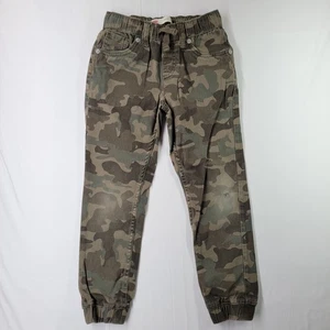 Levis Jogger Pants Boys 7 Regular Camo Camouflage Drawstring Elastic Waist - Picture 1 of 17