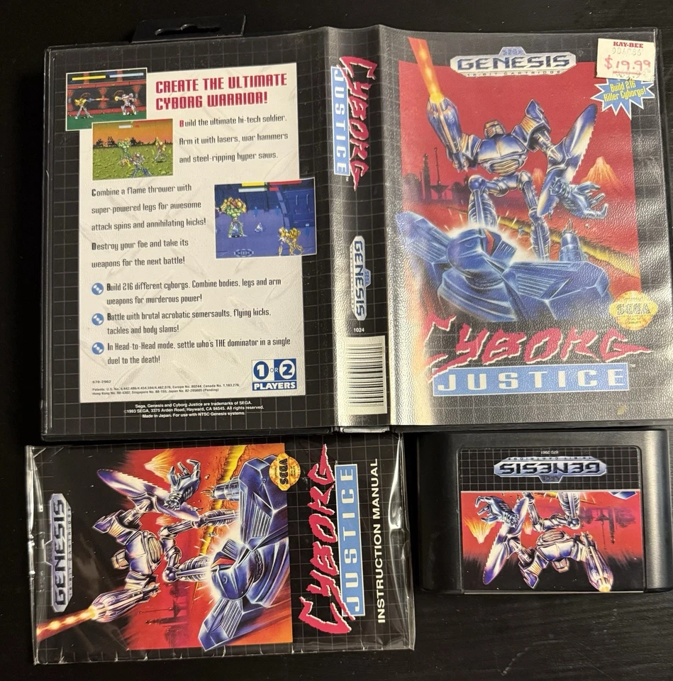 Cyborg Justice (Sega Genesis, 1993) CIB - Image 1 of 1