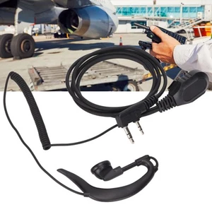 Two Way Radio Earpiece Single Wire Earhook Headset For Military Bar Ho FY - Zdjęcie 1 z 22
