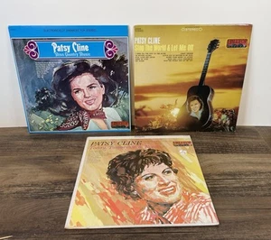 Patsy Cline LP Vinyl Record Lot Stop The World Miss Country Today Tomorrow - Picture 1 of 15