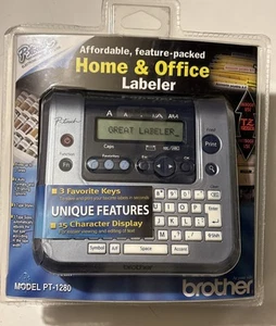 Brother P-Touch Model PT-1280 Electronic Home + Office Labeling System New - Picture 1 of 3
