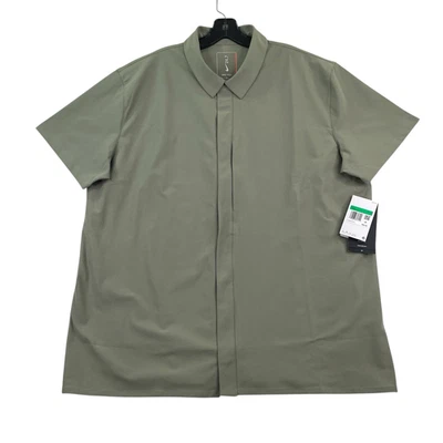 Camisa Nike 24.7 Hombres Talla XL Manga Corta A Presión Elastizada Perfecta HQ6958-320 Nueva Foto 1 de 4