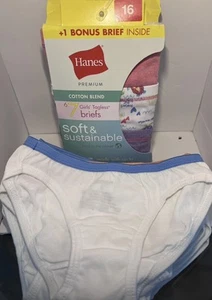 hanes girls briefs panties - size 16 (lot Of 20pc) - Picture 1 of 5