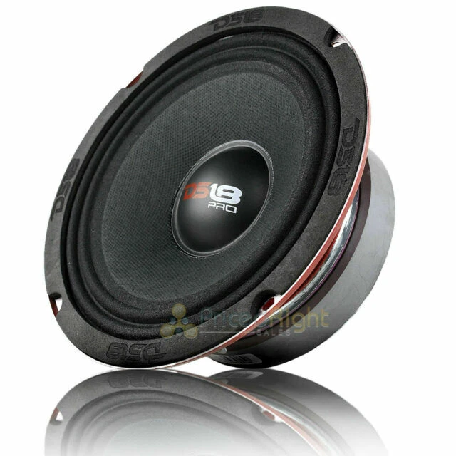 DS18 PRO-X6M 6.5 inch Mid-Range Speaker - Red