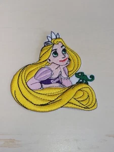 Rapunzel Prinzessin 3,75 Zoll Bügelbild bestickt Applikation Aufnäher - Bild 1 von 1