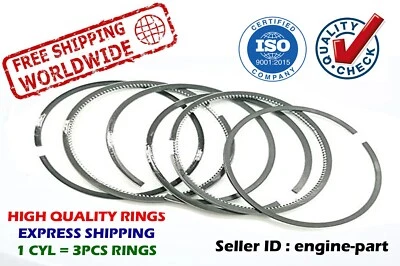 Piston Rings Set 123mm STD for DETROIT DIESEL 6rt 23524349 DTY4 55555-123-01 - Image 1 of 4