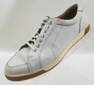 Cole Haan Quincy Sneakers Beige Leder Runde Spitze Schnürschuhe Größe 11M - Bild 1 von 11