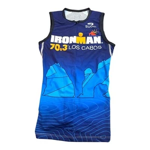 Sugoi Ironman Los Cabos XS Triathlon Tank Top Cycling Jersey Ocean Sleeveless - Picture 1 of 6