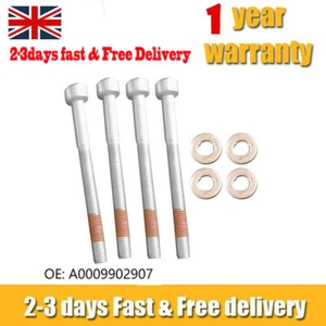 For MERCEDES E220 CDI Injector Bolt and Washer Seal Kit 4 Piece A0009902907 - Picture 1 of 8